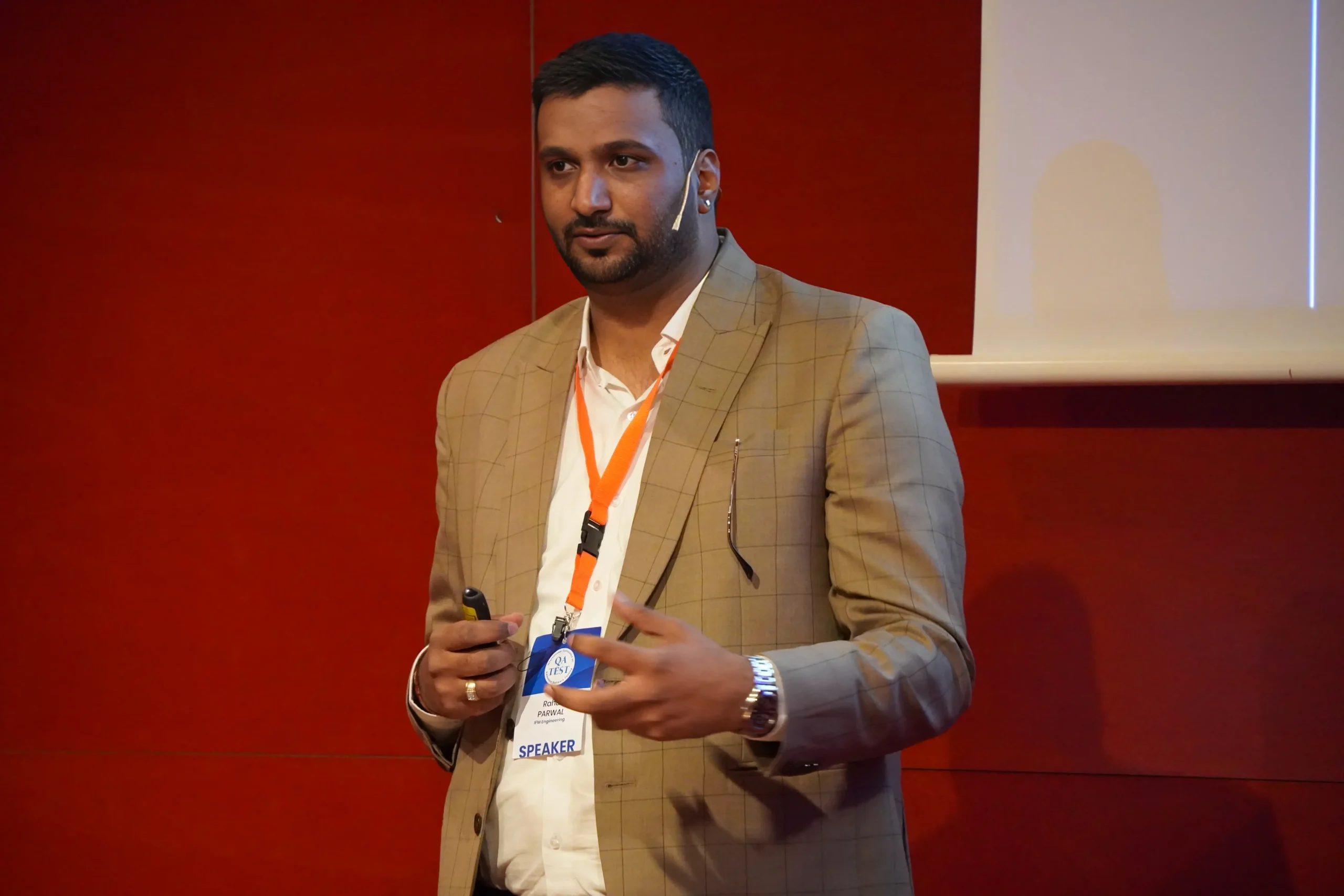 Rahul Parwal is giving a session