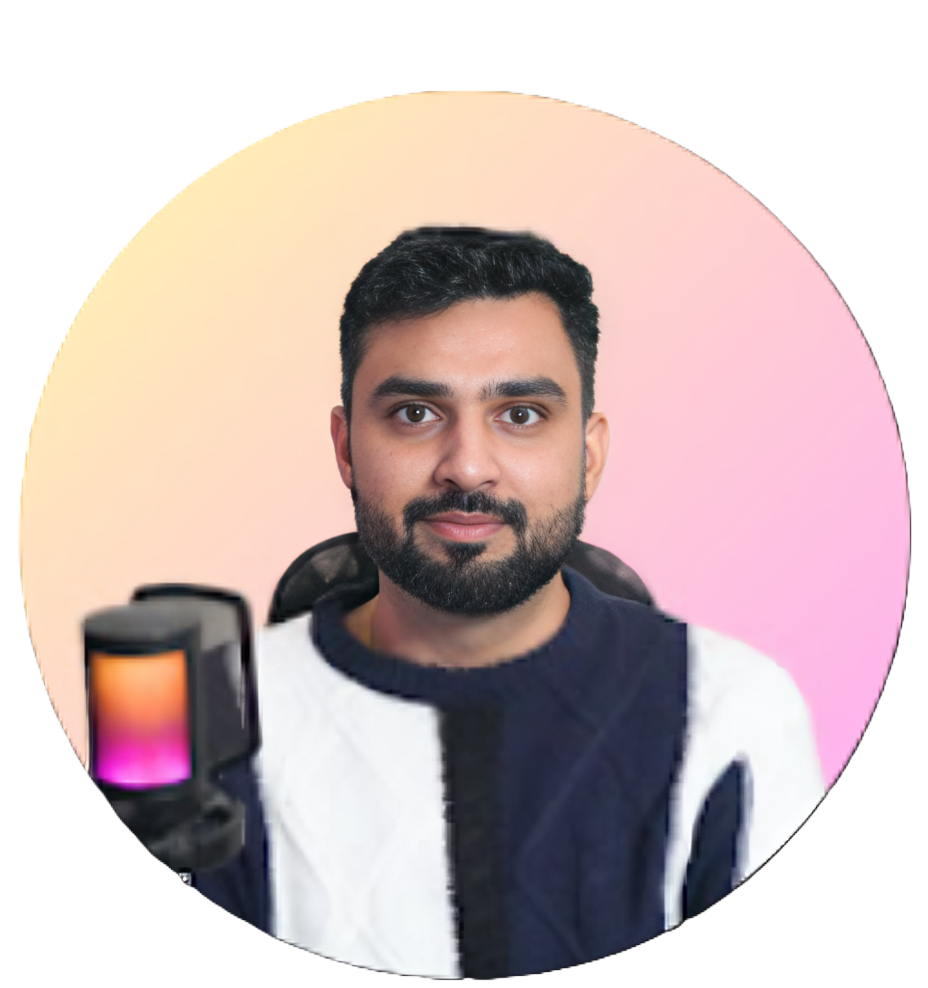 logo image of a man with podcast mic