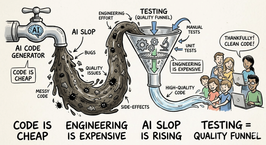 Testing Engine funneling SLOP to quality