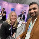 Booth conversation on the EuroSTAR 2026 expo floor in Oslo