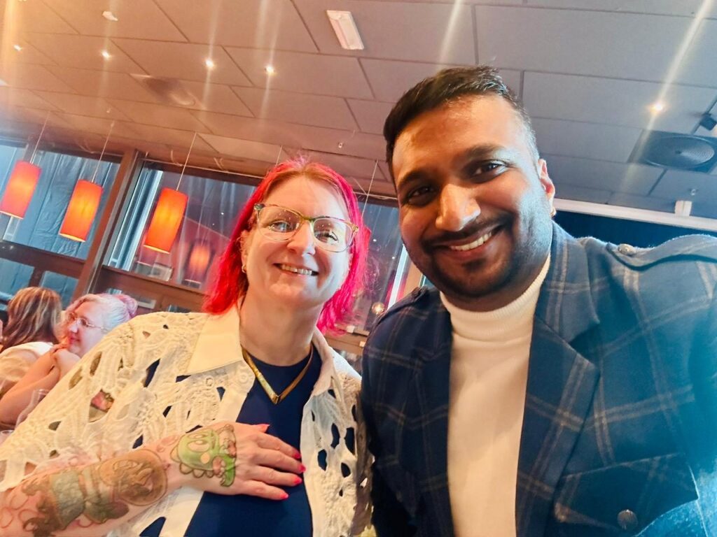Rahul Parwal with Lena Pejgan at EuroSTAR 2026 in Oslo