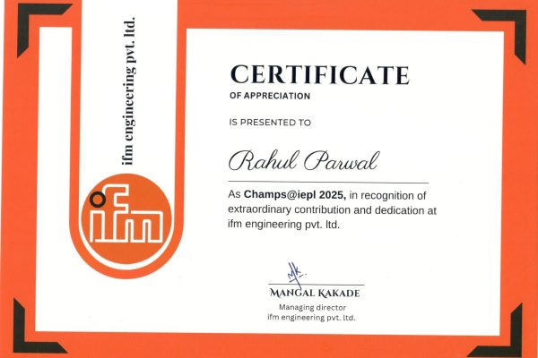 Champs @ ifm 2025 Winner